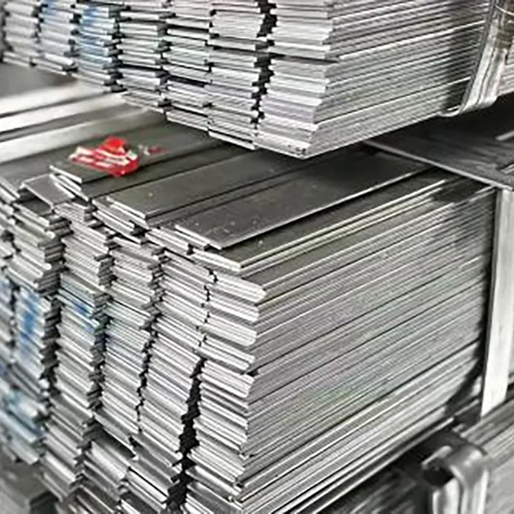 Barre plate en acier galvanisé à chaud