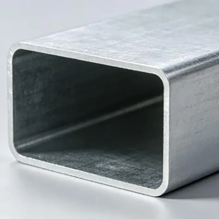 Tube en acier rectangulaire recouvert de zinc, d'aluminium et de magnésium