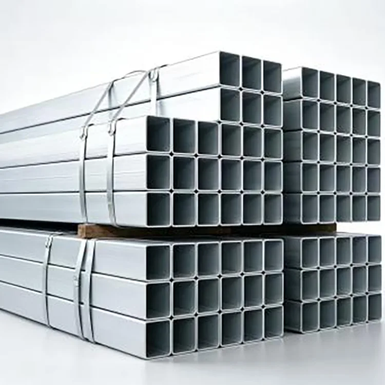 Tube en acier carré recouvert de zinc, d'aluminium et de magnésium